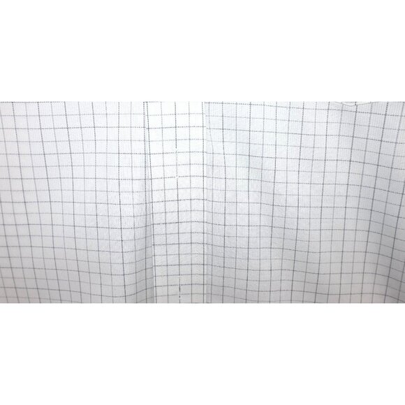 Donald J. Trump Signature Collection Mens White Check Long Sleeve Shirt Medium - Picture 7 of 10